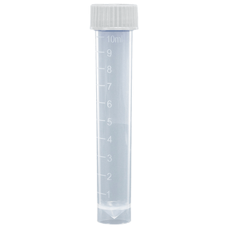 Self-Standing Transport Tube with Screwcap, 10ml, 10/100/cs | Quantity - 1x CS