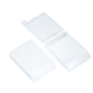 Embedding Cassette - Histology (unassembled, sleeved), 40/75 cass/slv, 6/500 lid/box, 3000/cs | Quantity - 1x CS