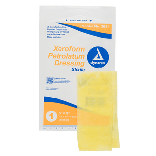Xeroform Gauze Dressing, 4" x 4", 4/25/cs | Quantity - 1x CS