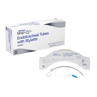 Endotracheal Tubes w/ Stylette - Cuffed, 8.0 mm, 10/bx | Quantity - 1x BOX