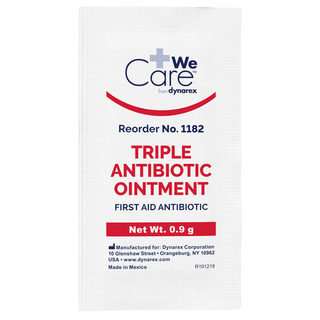 Triple Antibiotic Ointment, 0.9 g Foil Packet, 12/144/cs | Quantity - 1x CS