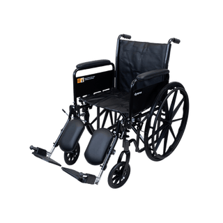 DynaRide S2 Wheelchair - 18" x 16" w/ Detach Desk Arm FR, Silver Vein, 1pc/cs | Quantity - 1x CS