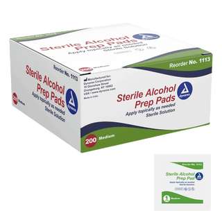 Alcohol Prep Pad - Sterile, Large, 10/100/cs | Quantity - 1x CS