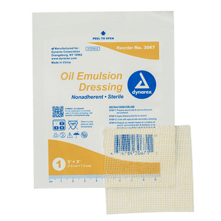 Oil Emulsion Dressing, 3" x 3", 4/50/cs | Quantity - 1x CS