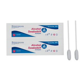 Alcohol Swabsticks, 4", 3 Swabsticks per Packet, 10/25/cs | Quantity - 1x CS