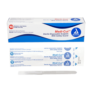 Medi-cut Scalpels Disposable Sterile, #22, 10/bx | Quantity - 1x CS