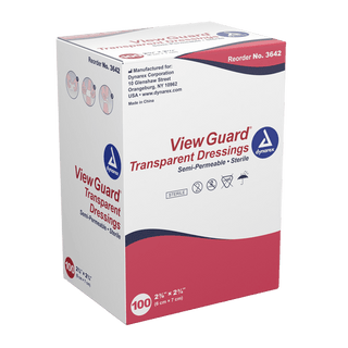 View Guard Transparent Dressings - Sterile, 4" x 4 3/4", 4/50/cs | Quantity - 1x CS