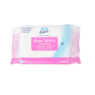 Baby Wipes unscented w/ Resealable Label, 5" x 7", 24/80/cs | Quantity - 1x CS