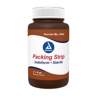 Packing Strips Iodoform - Sterile, 1/4" x 5 yd, 12/cs | Quantity - 1x CS
