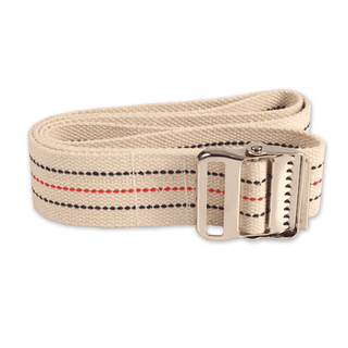 Gait Belt - Metal buckle, 60" x 2", Natural Color, 1/bag,36 bags/case | Quantity - 1x CS