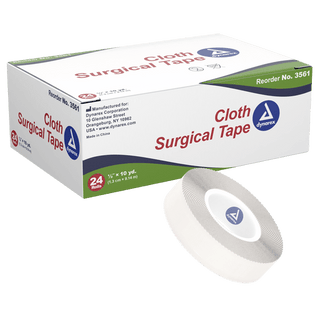Cloth Surgical Tape, 1/2" x 10 yd, 12/24/cs | Quantity - 1x CS