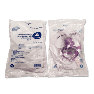Enteral Delivery Gravity Bag Set - w/ ENFit Connector, 30/cs | Quantity - 1x CS