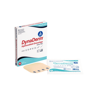 DynaDerm - Hydrocolloid Foam, 4" x 4", 12/5/cs | Quantity - 1x CS