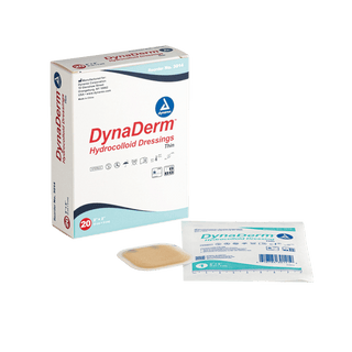 DynaDerm - Hydrocolloid Foam, 4" x 4", 12/5/cs | Quantity - 1x CS