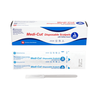 Medi-cut Scalpels Disposable Sterile, #22, 10/bx | Quantity - 1x CS