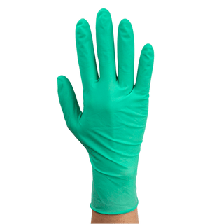 AloeTex Latex Gloves w/ Aloe, Small, Green, Powder-Free, 10/100/cs | Quantity - 1x CS