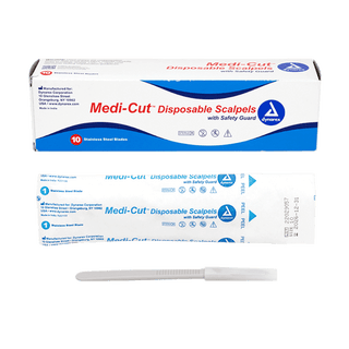 Medi-cut Scalpels Disposable Sterile, #22, 10/bx | Quantity - 1x CS