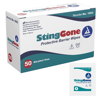 StingGone Protective Barrier Wipes, 20/50/cs | Quantity - 1x CS