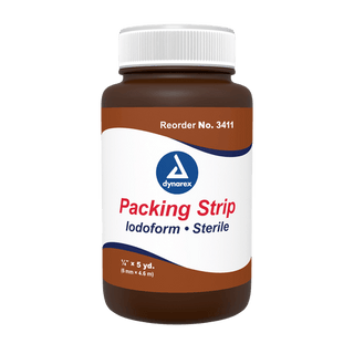 Packing Strips Iodoform - Sterile, 1/4" x 5 yd, 12/cs | Quantity - 1x CS