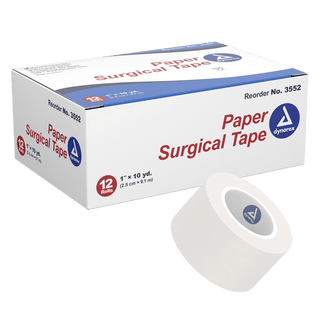 Paper Surgical Tape, 1/2" x 10 yd, 12/24/cs | Quantity - 1x CS