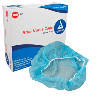 Nurse Cap O.R., 24", Blue, 5/100/cs | Quantity - 1x CS