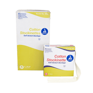 Cotton Stockinette, 4" x 25 yd, 4 Rolls/cs | Quantity - 1x CS