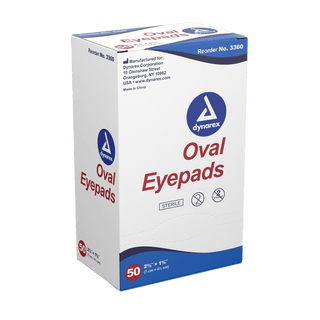 Oval Eye Pad, 2 per box, 100/2/cs | Quantity - 1x CS