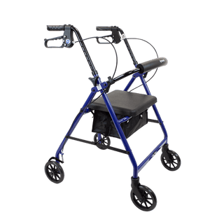 DynaGo Quad 6 - Aluminum Rollator, Blue, 1pc/cs | Quantity - 1x CS