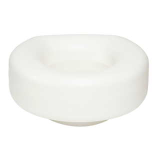 Molded Raised Plastic Toilet Seat, White, 1pc/bx | Quantity - 1x EA