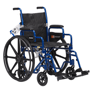 DynaRide Convertible - 18" x 16" w/ Detachable Desk Arm FR, Blue, 1pc/cs | Quantity - 1x CS