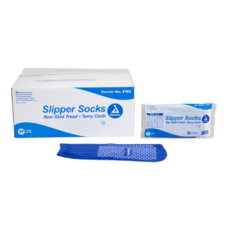 Slipper Socks, Small, Red, 48/cs | Quantity - 1x CS