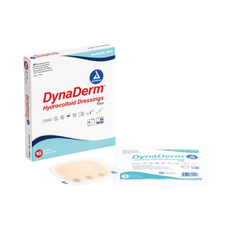 DynaDerm - Hydrocolloid Foam, 4" x 4", 12/5/cs | Quantity - 1x CS