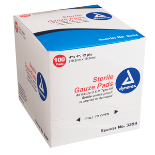 Surgical Gauze Sponge - Sterile 2's, 8" x 4" 12 Ply, 20/25/cs | Quantity - 1x CS