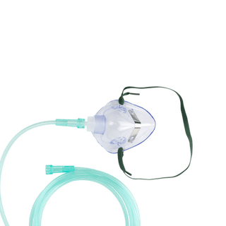 O2 Medium-Concentration Standard Mask w/ 7' (2.1 m) tubi, Infant/Standard Connector, 50/cs | Quantity - 1x CS