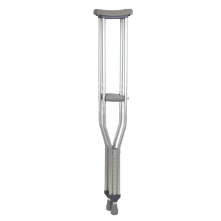 Aluminum Crutches - Youth, 4'6" - 5'2", 2pc/pk,8pk/cs | Quantity - 1x CS