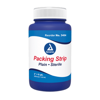 Packing Strips Iodoform - Sterile, 1/4" x 5 yd, 12/cs | Quantity - 1x CS
