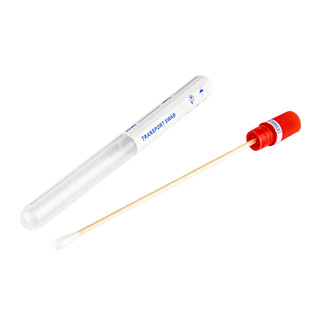 Transport Swab, Snappable Shaft,  Cotton Tip, Sterile, 1pc/blister pack, 10/100/1/cs | Quantity - 1x CS