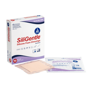SiliGentle - Silicone Bordered Foam Dressing, 2" x 2", 12/10/cs | Quantity - 1x CS