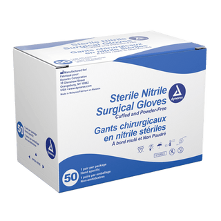 Nitrile Sterile Surgical Gloves, Pairs, Size 6.0, 4/50/cs | Quantity - 1x CS