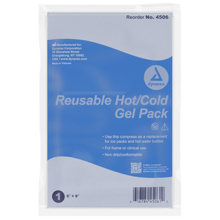 Reusable Hot / Cold Gel Packs, 4" x 6", 24/cs | Quantity - 1x CS