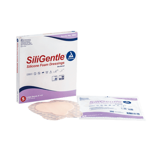 SiliGentle - Silicone Bordered Foam Dressing, 2" x 2", 12/10/cs | Quantity - 1x CS