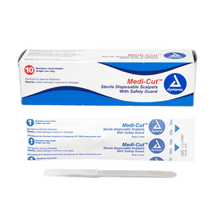 Medi-cut Scalpels Disposable Sterile, #22, 10/bx | Quantity - 1x CS
