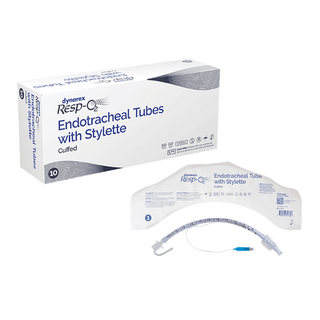 Endotracheal Tubes w/ Stylette - Cuffed, 8.0 mm, 10/bx | Quantity - 1x BOX