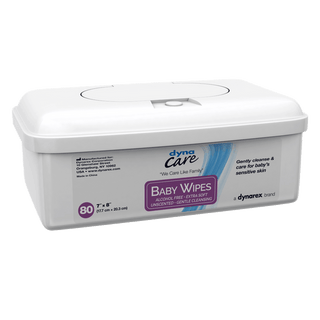 Baby Wipes unscented w/ Resealable Label, 5" x 7", 24/80/cs | Quantity - 1x CS