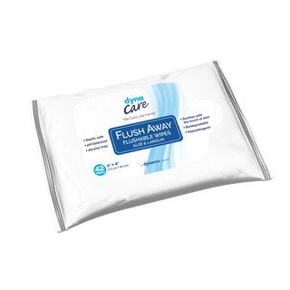 Flushable Wipes - Adult, 9" x 13" Soft Pack, 24/24/cs | Quantity - 1x CS