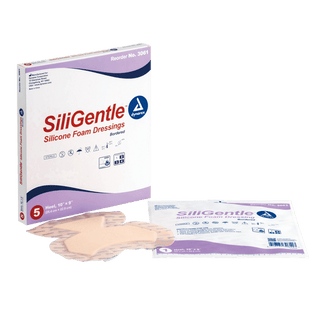 SiliGentle - Silicone Bordered Foam Dressing, 2" x 2", 12/10/cs | Quantity - 1x CS