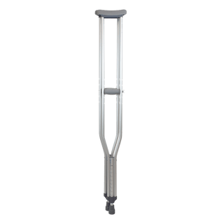 Aluminum Crutches - Youth, 4'6" - 5'2", 2pc/pk,8pk/cs | Quantity - 1x CS