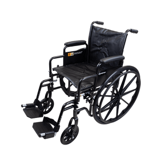 DynaRide S2 Wheelchair - 18" x 16" w/ Detach Desk Arm FR, Silver Vein, 1pc/cs | Quantity - 1x CS