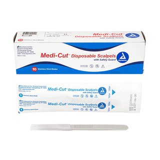 Medi-cut Scalpels Disposable Sterile, #22, 10/bx | Quantity - 1x CS