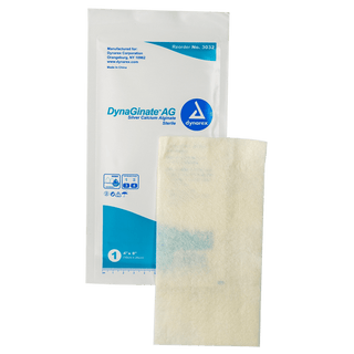DynaGinate AG - Silver Calcium Alginate Rope Dressing, 1/4" x 12", 10/5/cs | Quantity - 1x CS